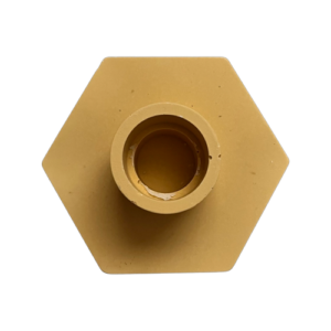 Mustard Hexagon Şamdan Mumluk