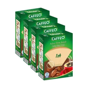 Caffeo 1×4 Filtre Kahve Kağıdı 80 Adet x 4 Kutu (320 Adet)