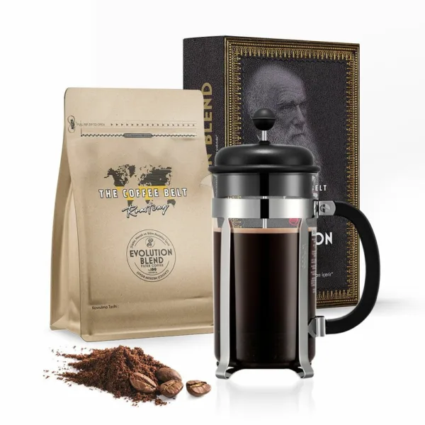 Evolution Blend French Press 350 ml Kahve Hediye Seti