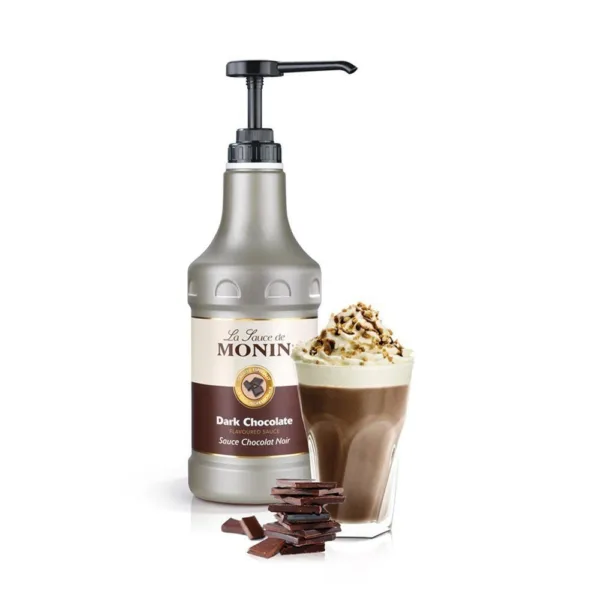 Monin Dark Chocolate Bitter Çikolata Sosu 1.89 Lt