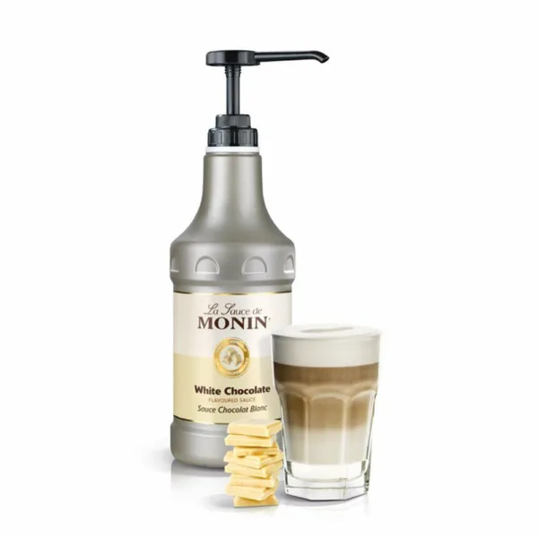 Monin White Chocolate Beyaz Çikolata Sosu 1.89 Lt