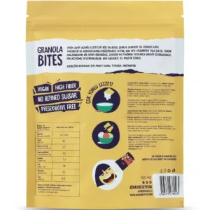 100gr 12’li Granola Bites Badem