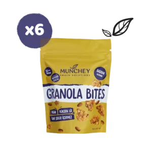 100gr 6’lı Granola Bites Badem