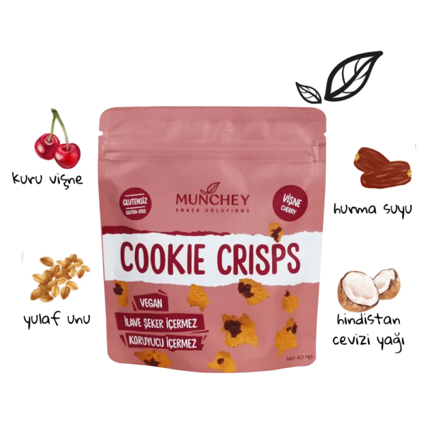 40gr 6'lı Cookie Crisps Vişne