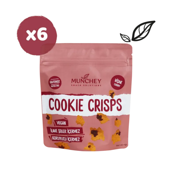 40gr 6'lı Cookie Crisps Vişne