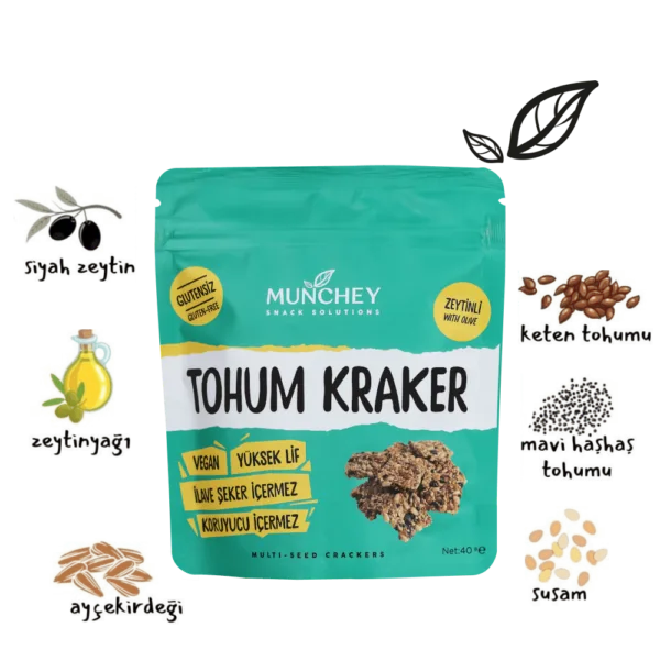 40gr Zeytinli Tohum Kraker