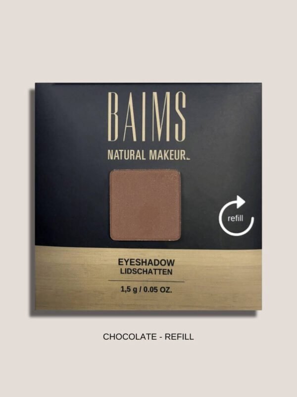 Baims Eyeshadow Quad Palette-Dörtlü Göz Farı Yeniden Dolum 60 Chocolate - Vegan Makyaj