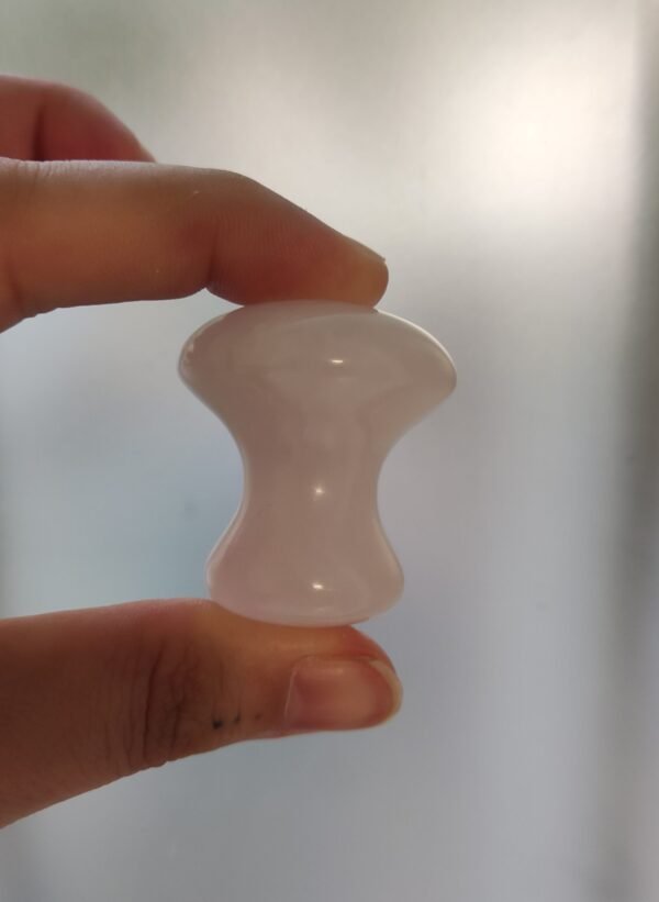 Pembe Kuvars Mantar Gua Sha